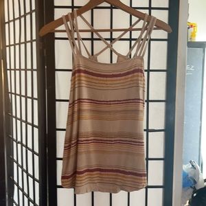 Cute retro striped tank top